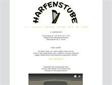 Tablet Screenshot of harfenstube.at